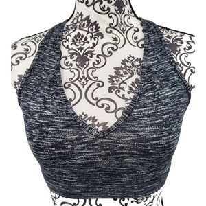 Victoria's Secret Sport Strappy Sports Bra Size Medium Gray Great Condition